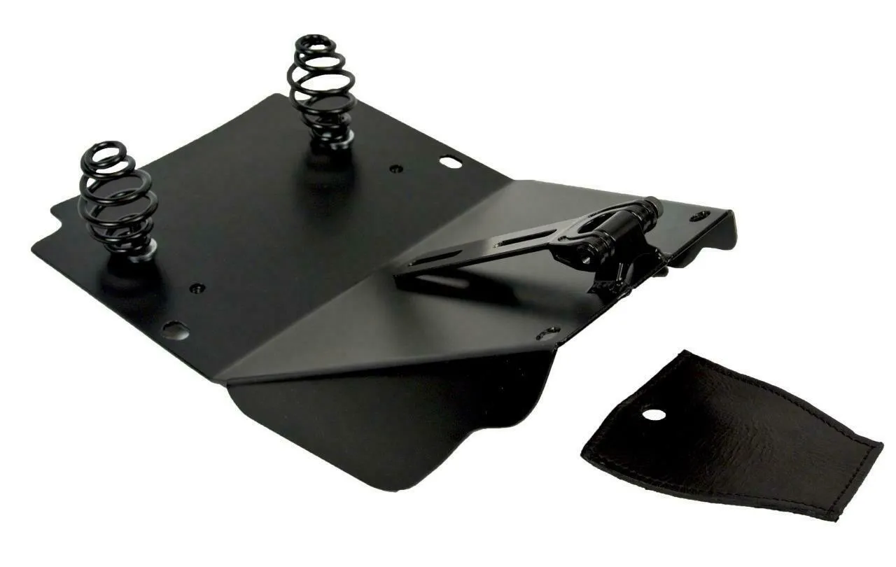 Harley Touring Spring Seat Conversion Mounting Kit 1998-2025 Ant Brn Alligator Window
