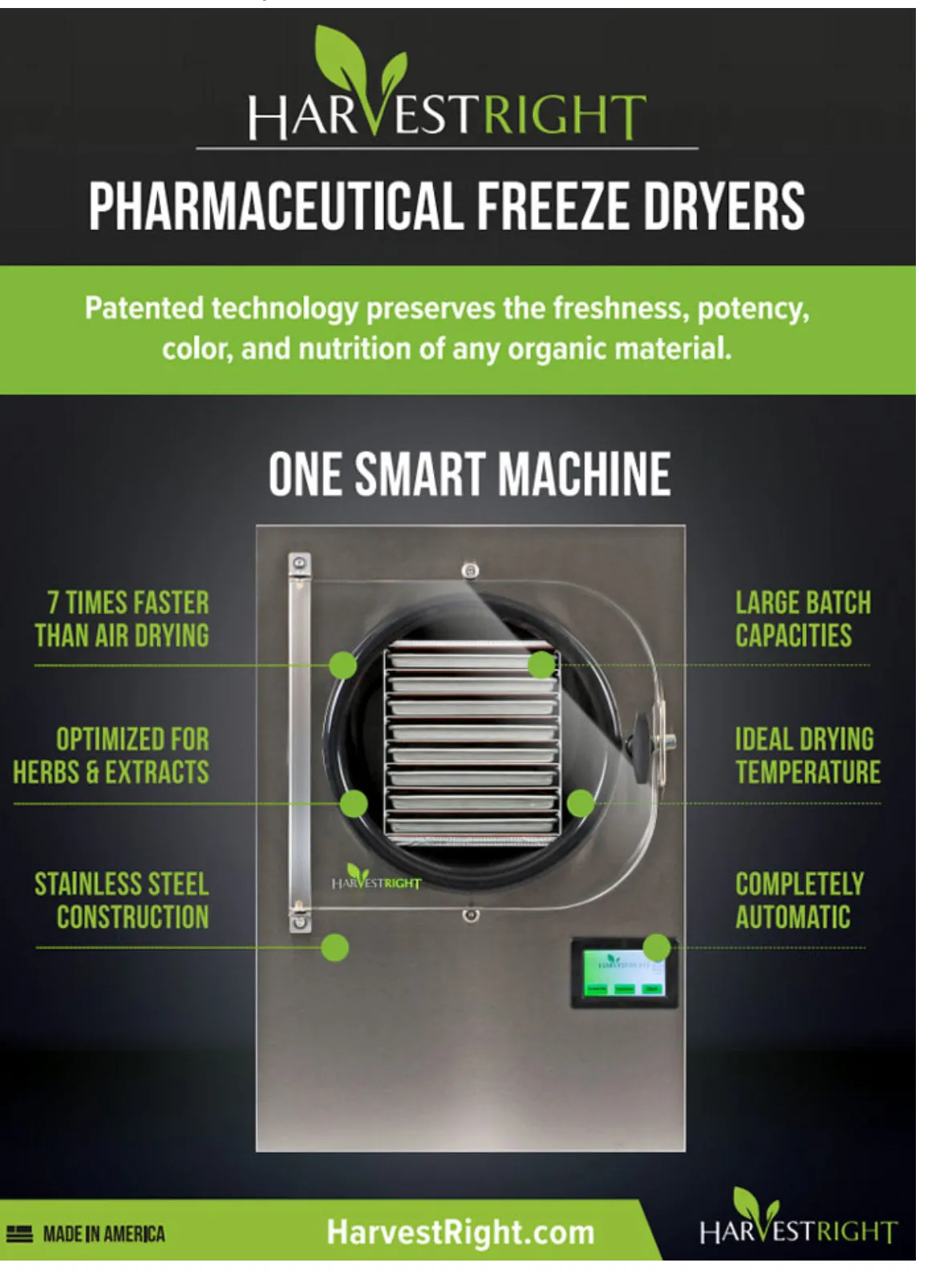 Harvestright Freeze Dryer XL Stainless