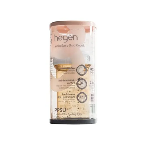 HEGEN PCTO 240ML/8OZ FEEDING BOTTLE PPSU