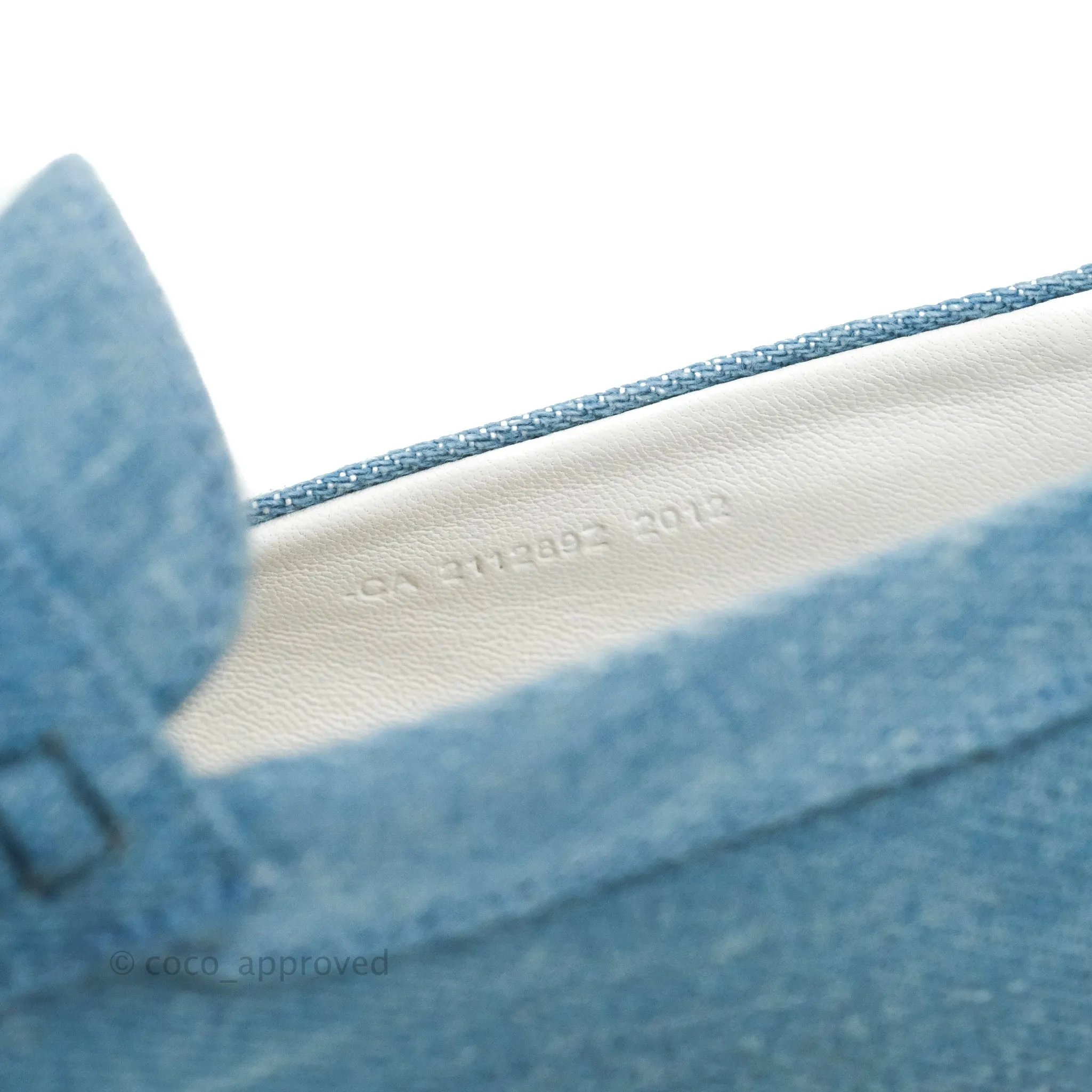 Hermes Denim Canvas Trip Espadrilles Bleu Clair Size 36