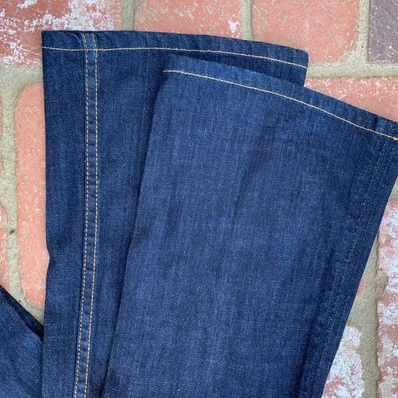 Hudson signature bootcut flare dark wash jeans