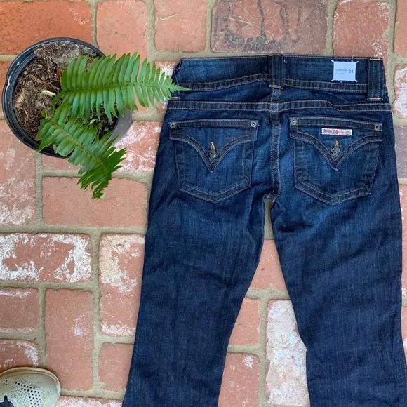 Hudson signature bootcut flare dark wash jeans