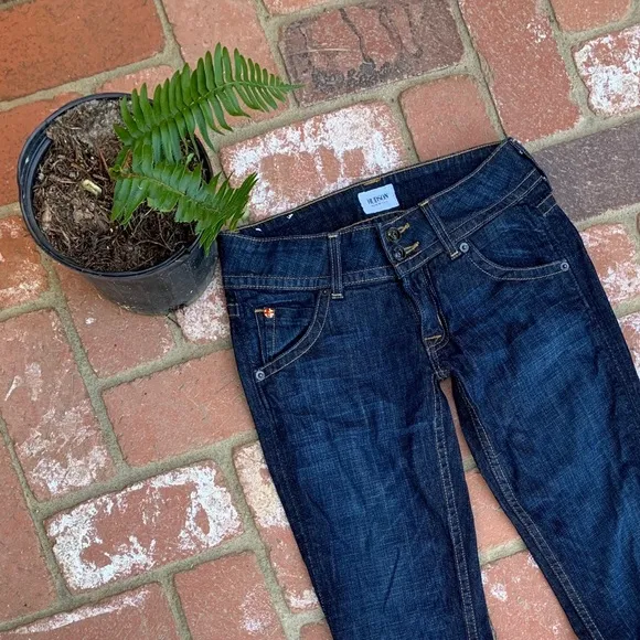 Hudson signature bootcut flare dark wash jeans