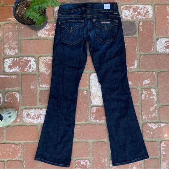 Hudson signature bootcut flare dark wash jeans