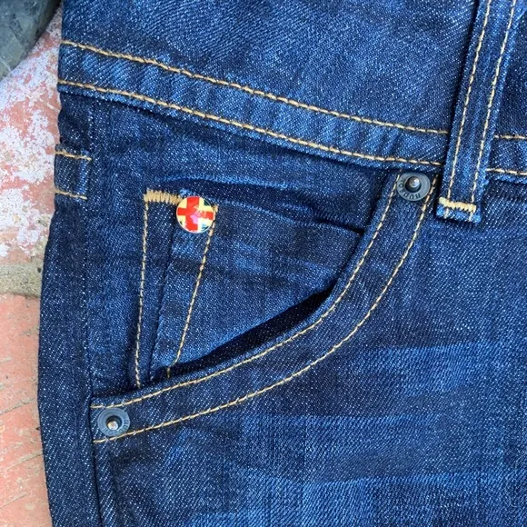 Hudson signature bootcut flare dark wash jeans