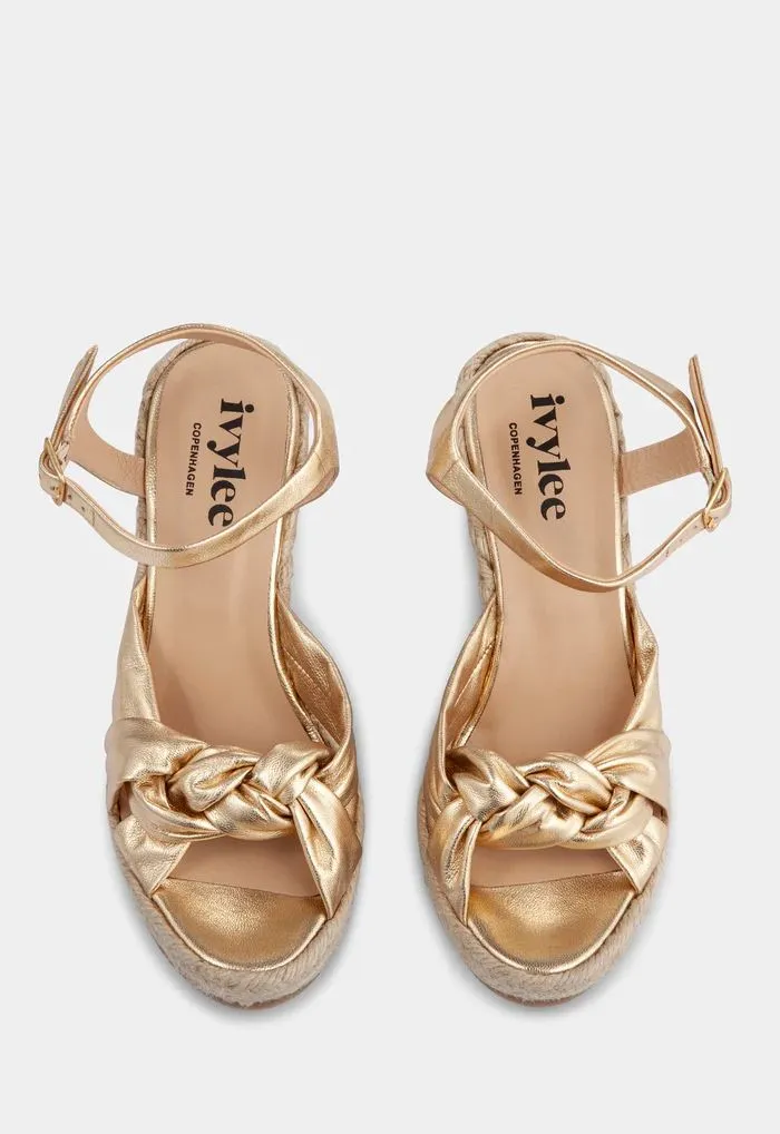 IVYLEE COPENHAGEN Melissa Sandal - Metallic Gold