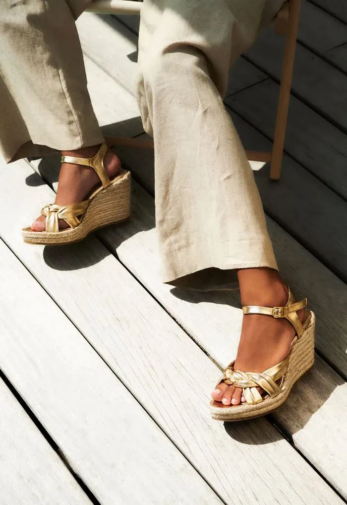 IVYLEE COPENHAGEN Melissa Sandal - Metallic Gold