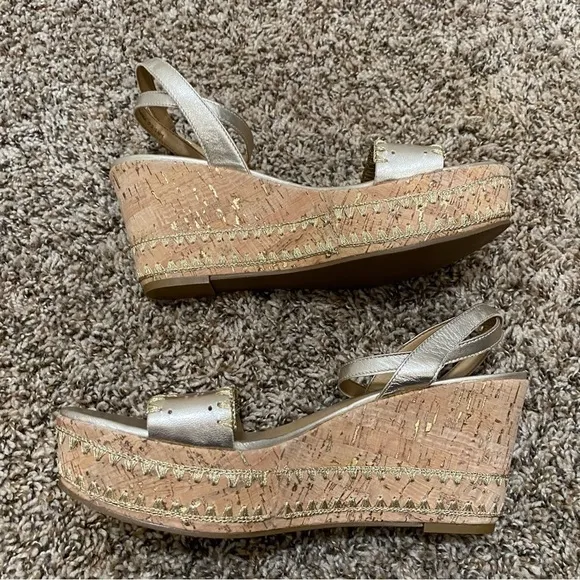 Jack Rogers Lennon Cork Wedge Sandal