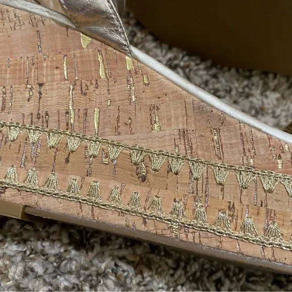 Jack Rogers Lennon Cork Wedge Sandal