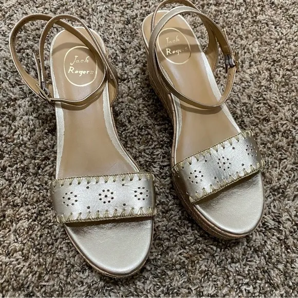Jack Rogers Lennon Cork Wedge Sandal