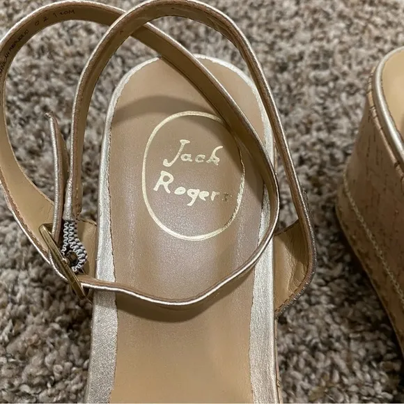 Jack Rogers Lennon Cork Wedge Sandal