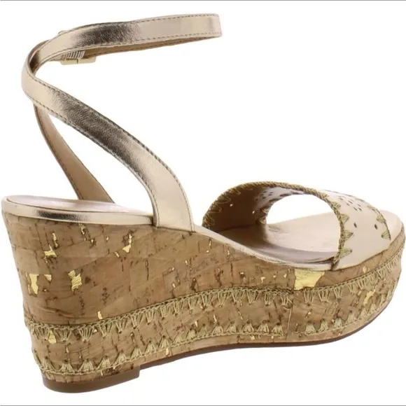 Jack Rogers Lennon Cork Wedge Sandal
