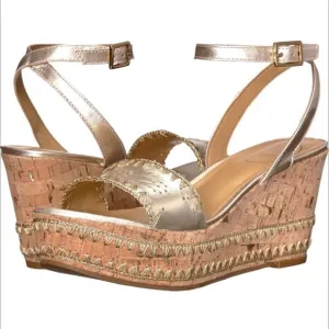 Jack Rogers Lennon Cork Wedge Sandal