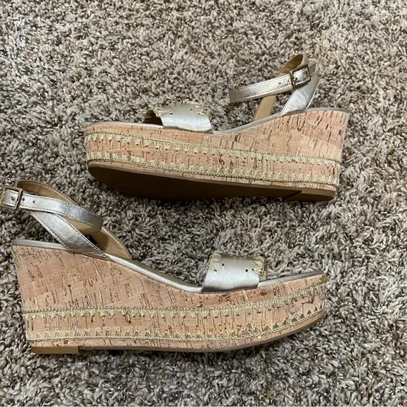 Jack Rogers Lennon Cork Wedge Sandal