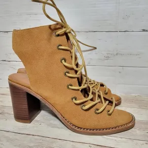 Jeffrey Campbell × Free People NWOB Minimalist lace-up booties