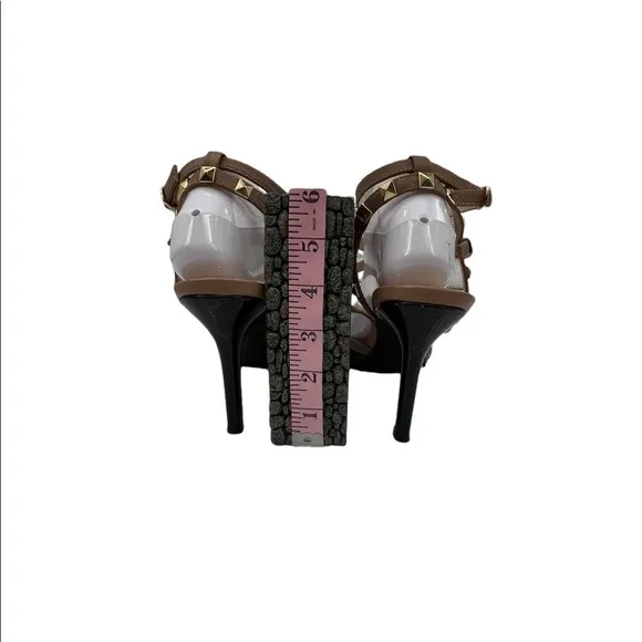 Jessica Simpson Dameera Black Tan Embellished Pointed Toe Pumps Size 11 Women’s