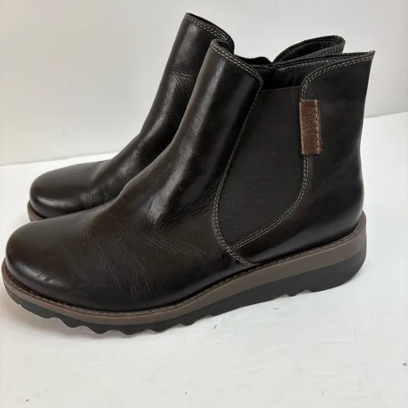 Josef Seibel German Chelsea Black Ankle Boots Booties Wedge Lina Women’s 42 11