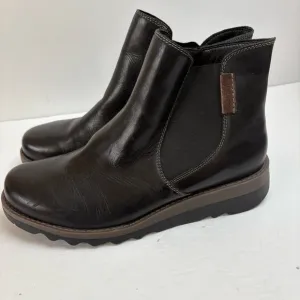 Josef Seibel German Chelsea Black Ankle Boots Booties Wedge Lina Women’s 42 11