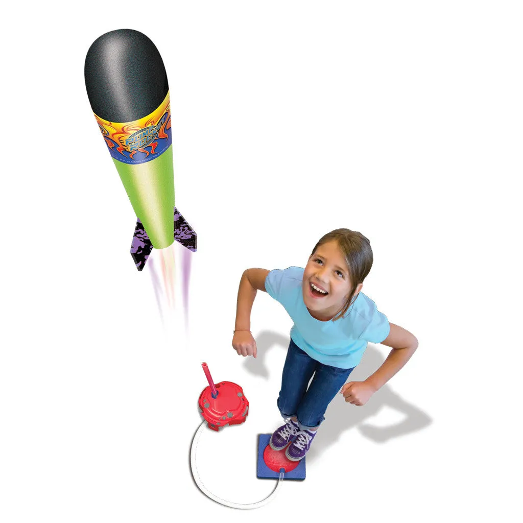 Jump Rocket Deluxe Set with 3 JR   3 Mini Soft Foam Rockets