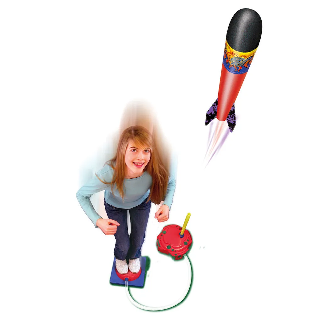 Jump Rocket Deluxe Set with 3 JR   3 Mini Soft Foam Rockets
