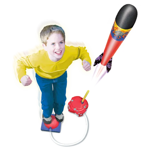 Jump Rocket Deluxe Set with 3 JR   3 Mini Soft Foam Rockets