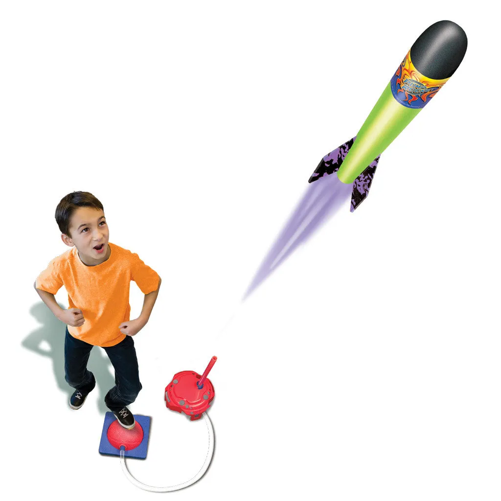 Jump Rocket Deluxe Set with 3 JR   3 Mini Soft Foam Rockets