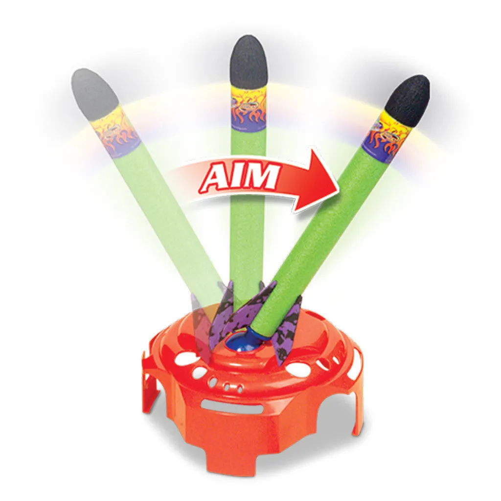 Jump Rocket Deluxe Set with 3 JR   3 Mini Soft Foam Rockets