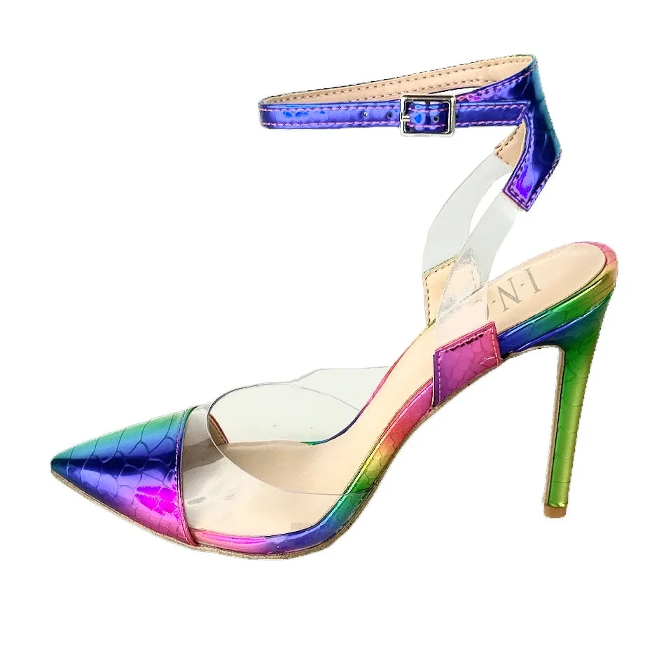 KAIJA Women's Pointed Toe Stiletto Heel Evening Pumps