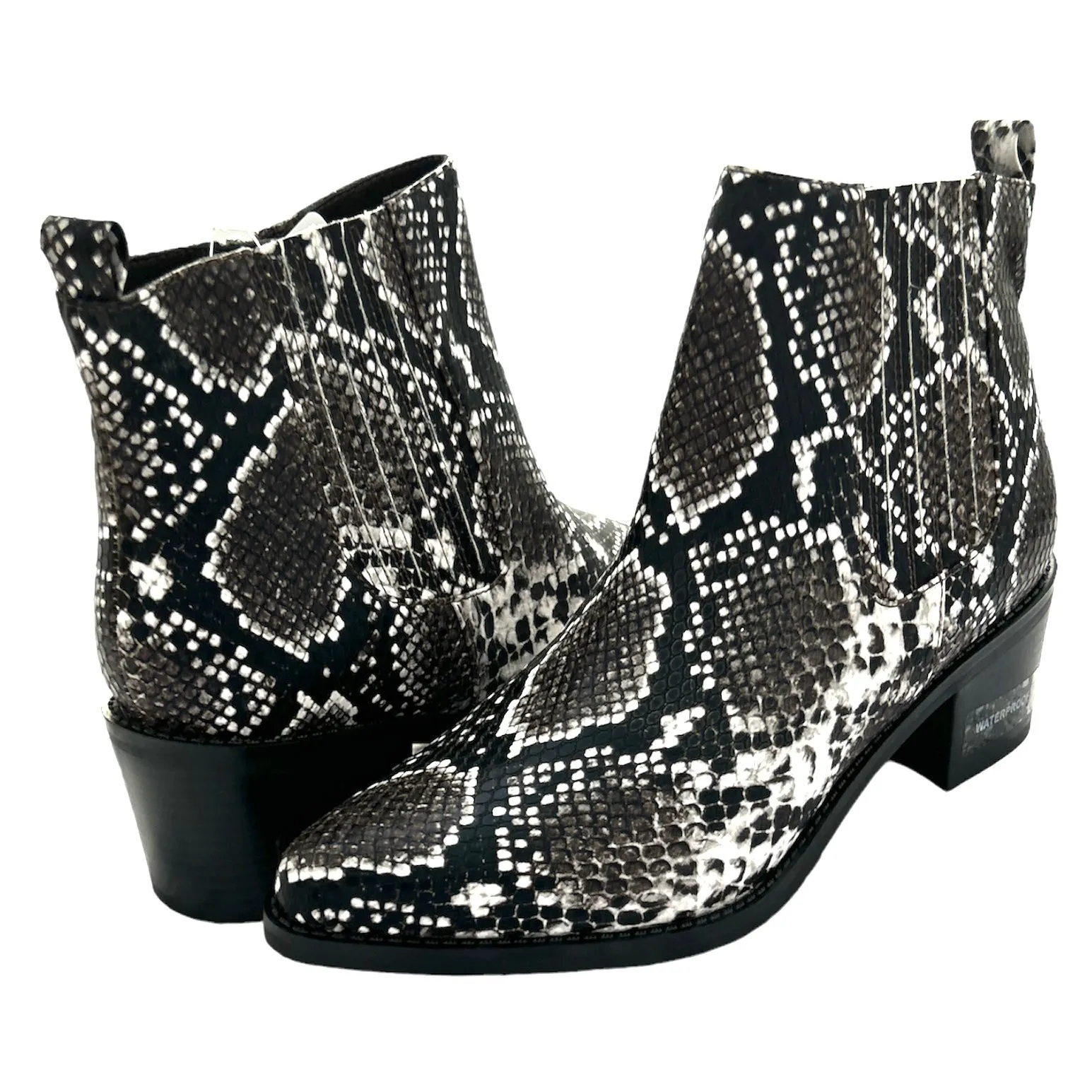 KARLIE Women's Eco Leather Waterproof Booties Ankle Boots