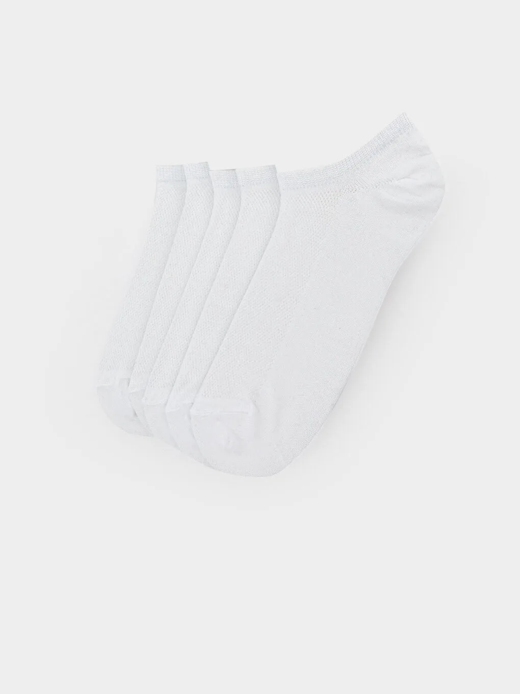 LCW ACCESSORIES White Men Ankle Socks 5-Pack