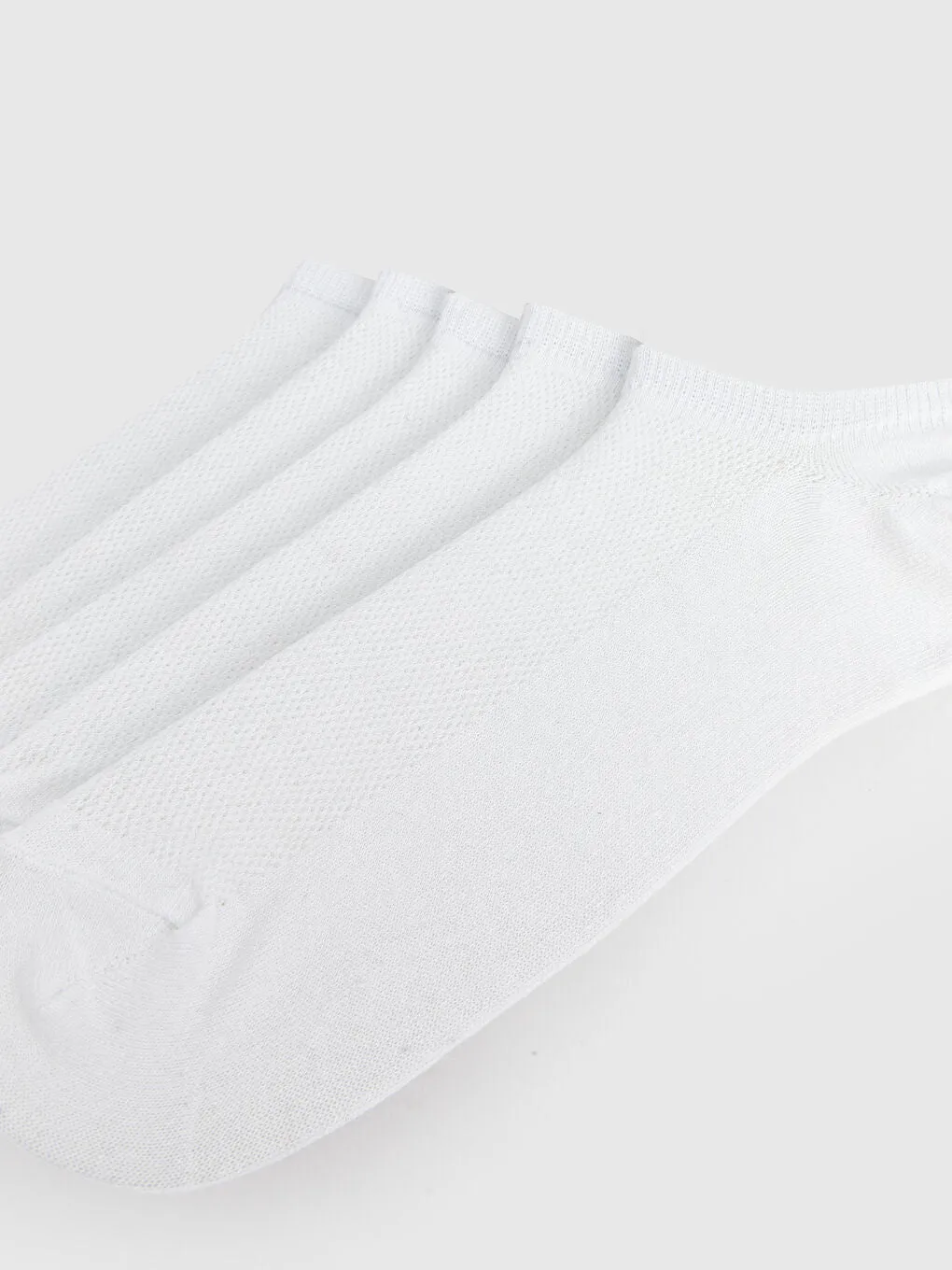 LCW ACCESSORIES White Men Ankle Socks 5-Pack