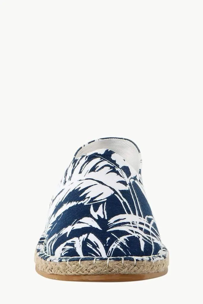 Leaf Print Beach Espadrilles