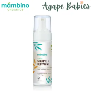 Mambino Organics Soothe Me Shampoo & Body Wash – Green Tea   Lavender 170ml