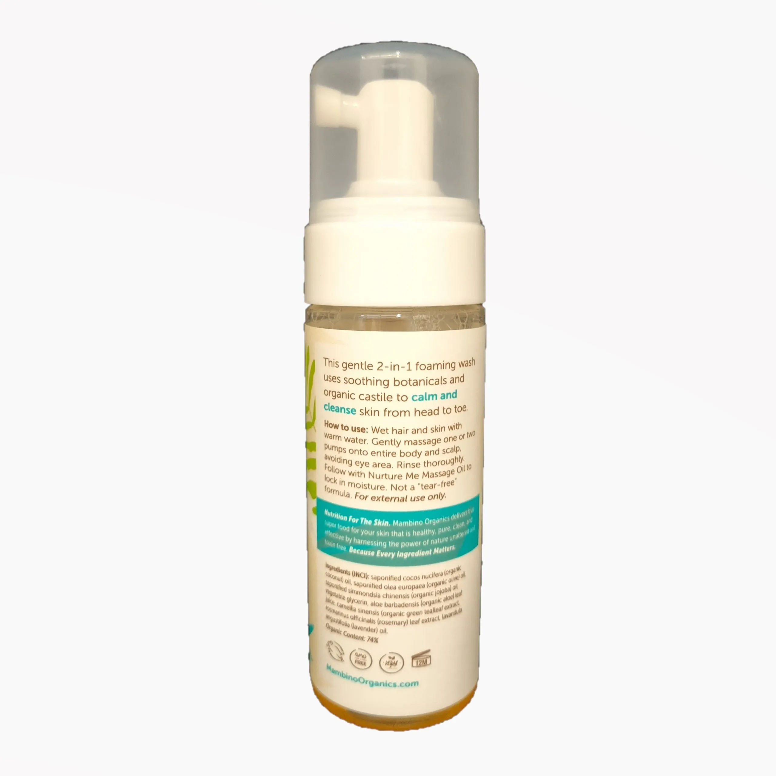 Mambino Organics Soothe Me Shampoo & Body Wash – Green Tea   Lavender 170ml