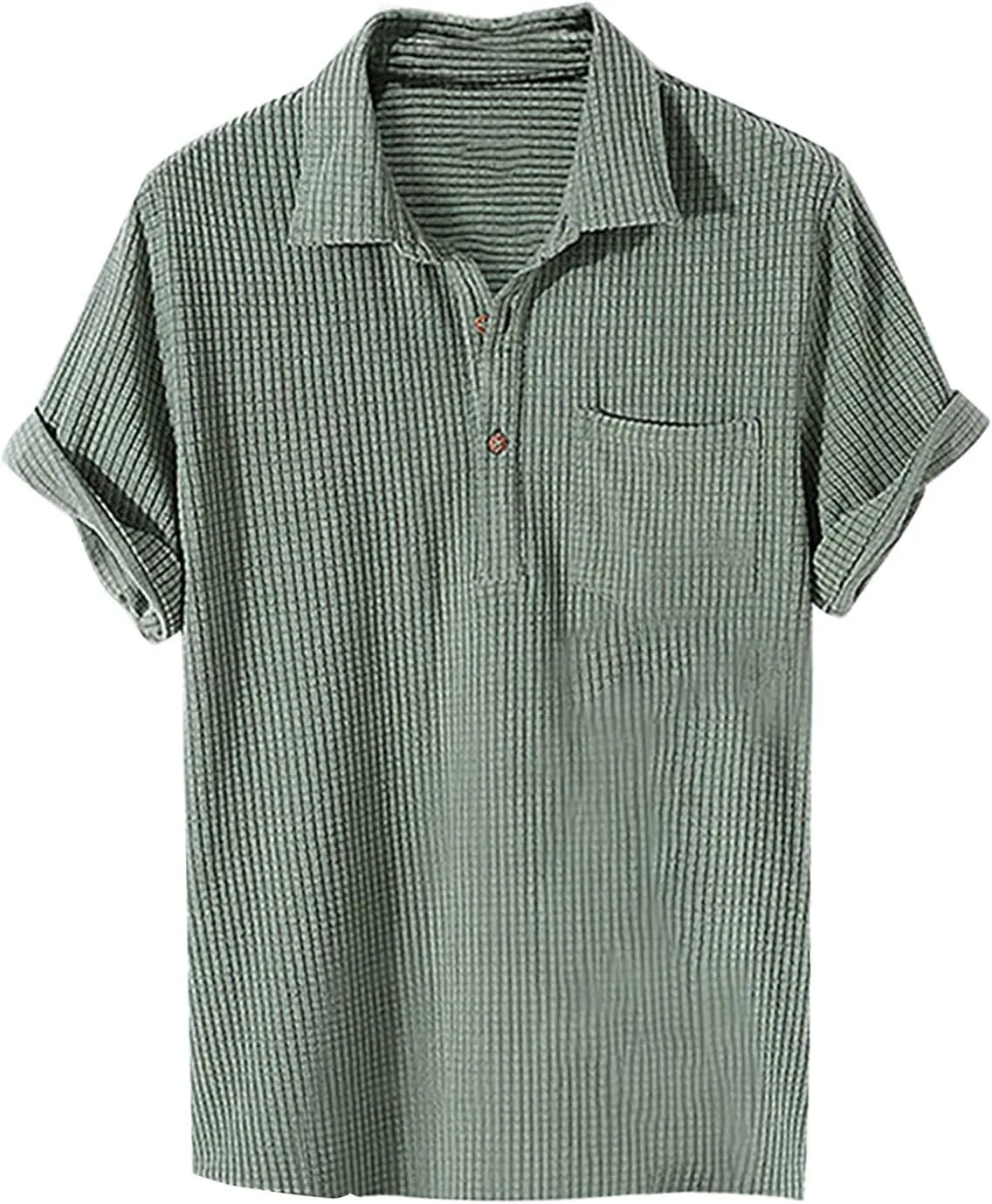 Marco – Men's Casual Loose Plaid  Shirt & Shorts Set