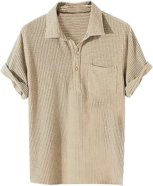 Marco – Men's Casual Loose Plaid  Shirt & Shorts Set