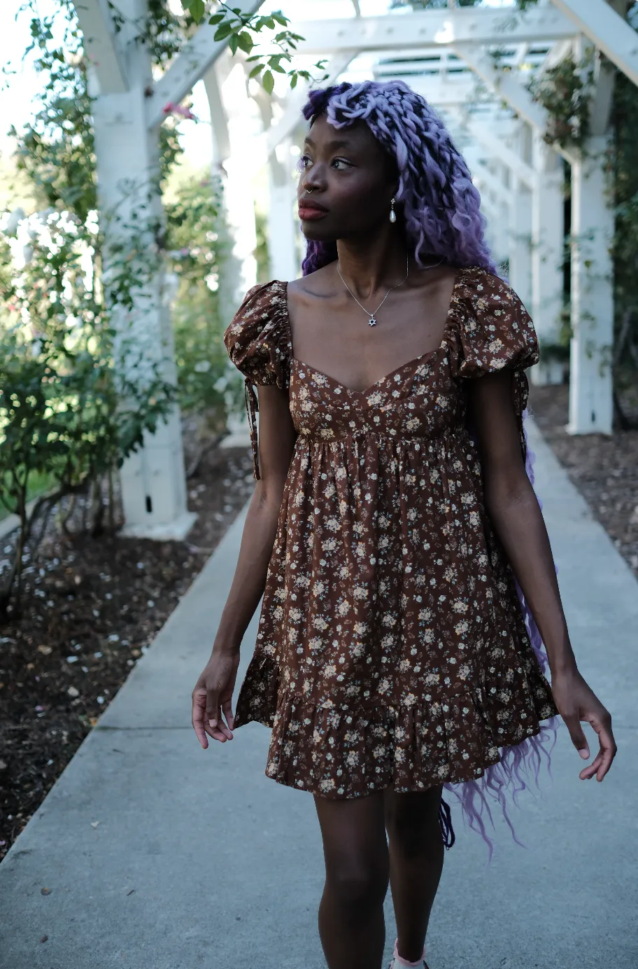 Mariana Dress in Golden Acorn Floral