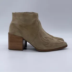 Matisse Vox Tan Suede Ankle Booties.