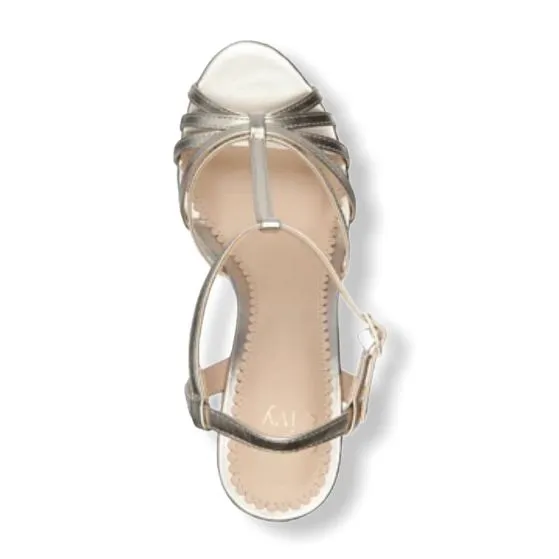 MAYBELLE Espadrilles Wedge Heel Strappy Sandals