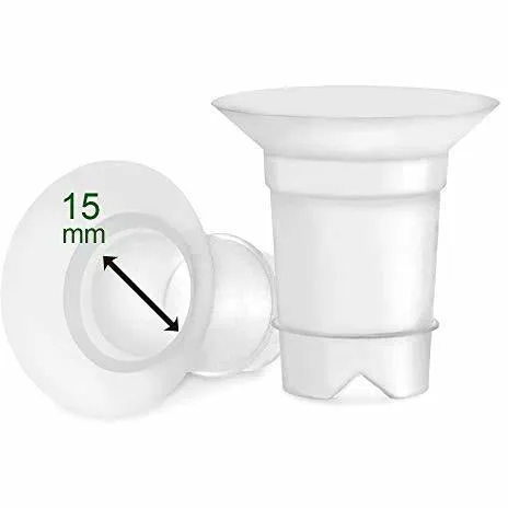 Maymom Flange Inserts for Medela, Spectra and BabyBuddha 24mm Shields (10-19mm) by Maymom