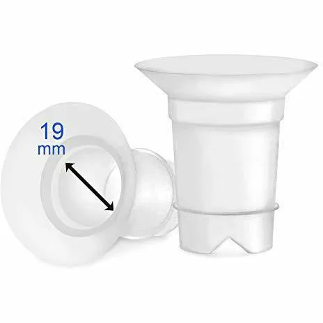 Maymom Flange Inserts for Medela, Spectra and BabyBuddha 24mm Shields (10-19mm) by Maymom