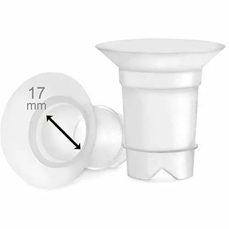 Maymom Flange Inserts for Medela, Spectra and BabyBuddha 24mm Shields (10-19mm) by Maymom