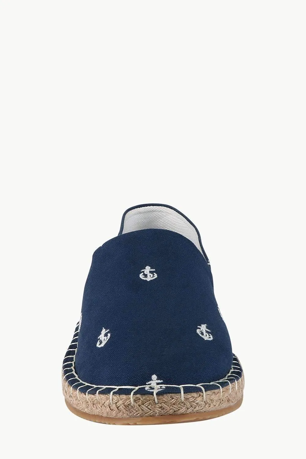 Mens Anchor Embroidered Espadrilles