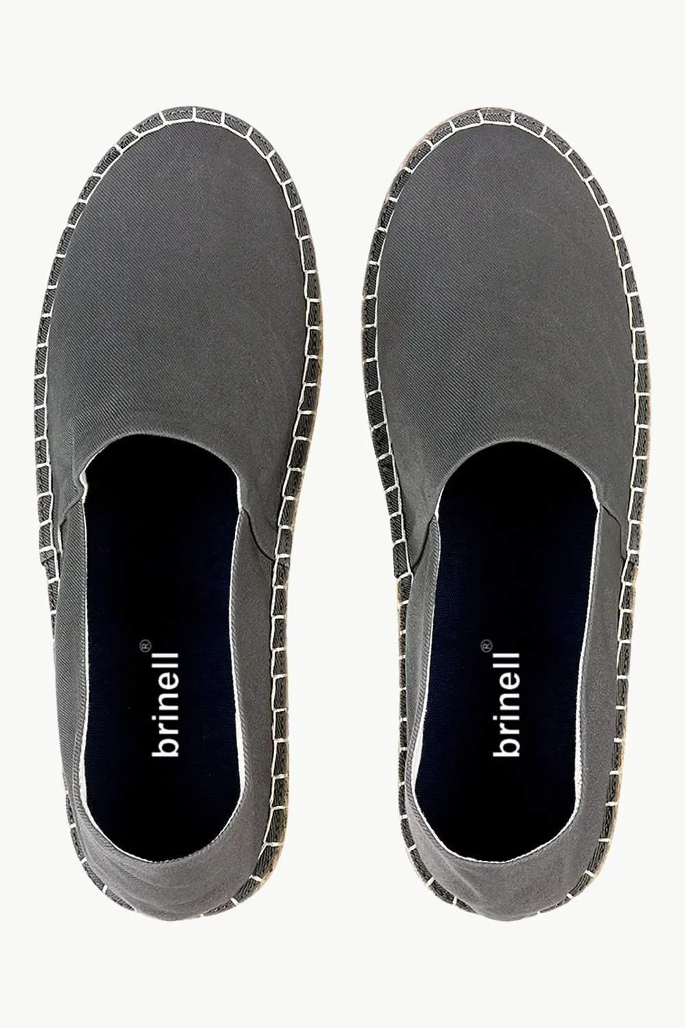 Men's Charcoal Solid Espadrilles