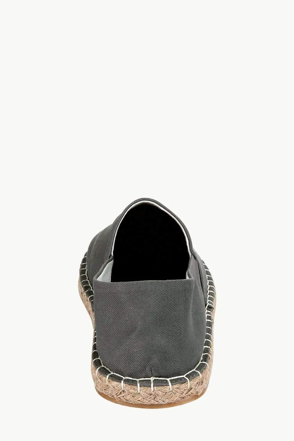 Men's Charcoal Solid Espadrilles