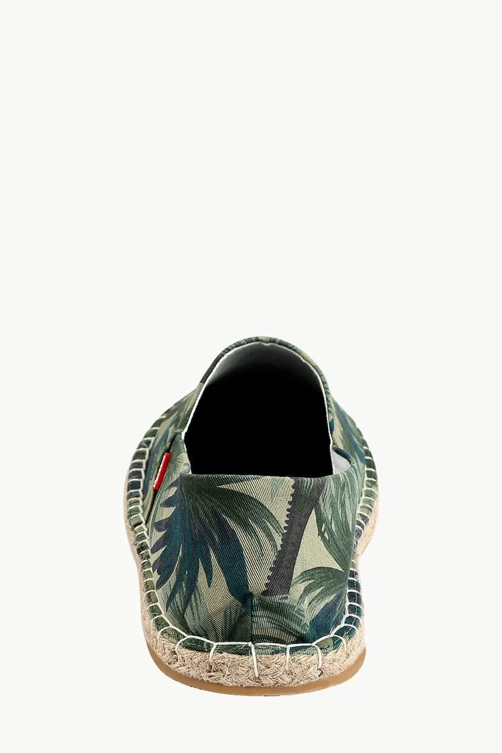 Men's Island Print Green Espadrilles