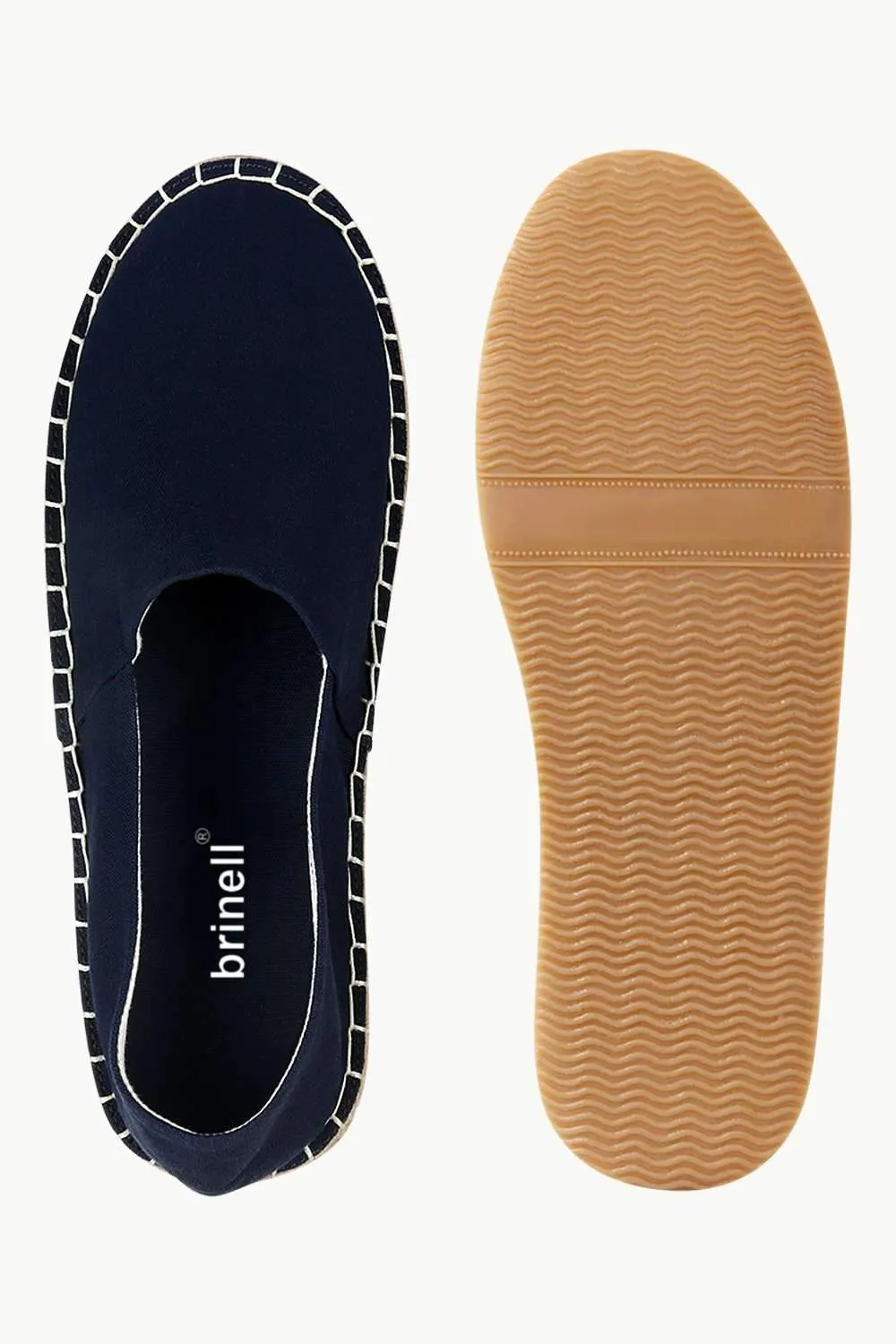 Men's Navy Solid Espadrilles
