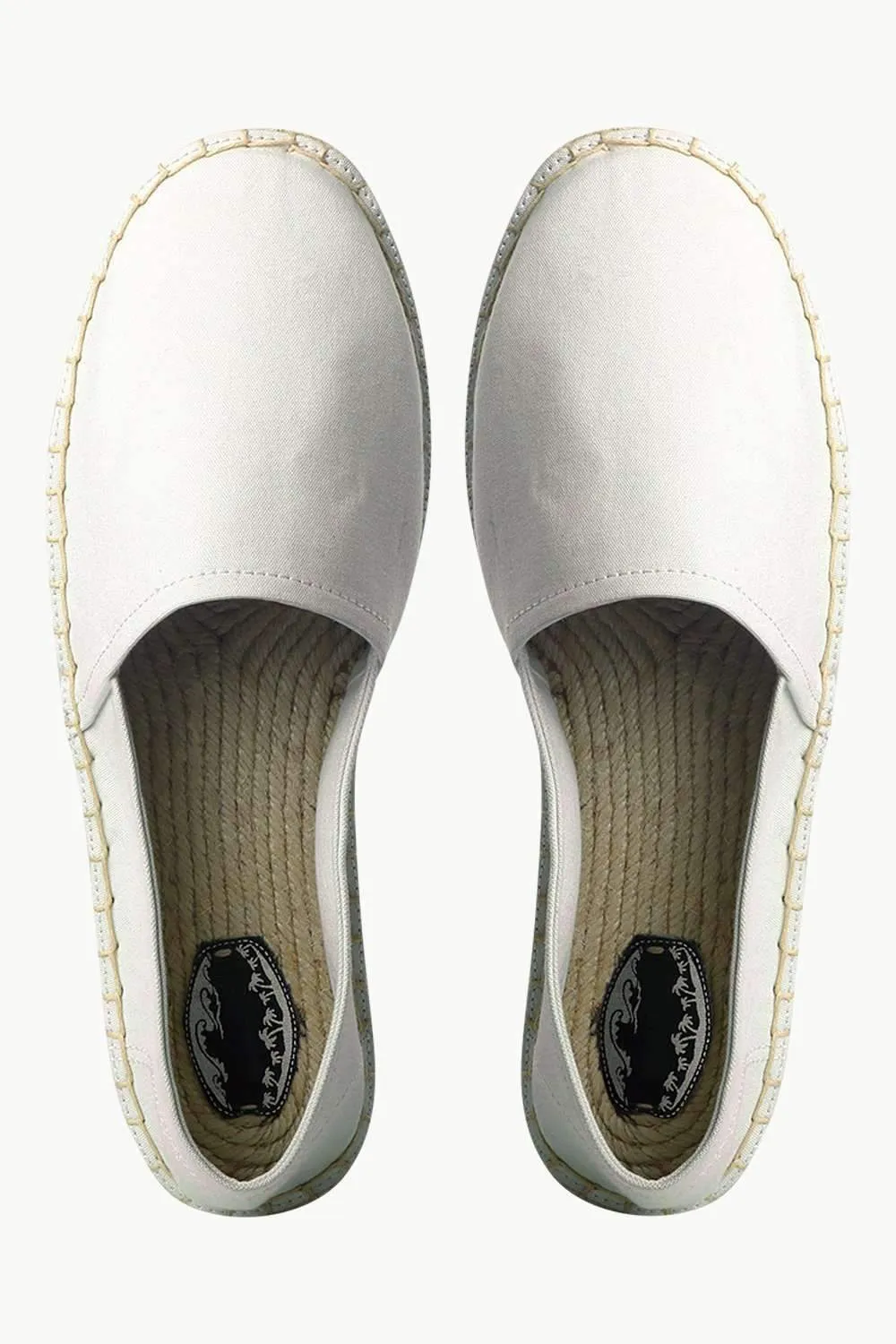 Men's Oatmeal Canvas Basque Espadrilles