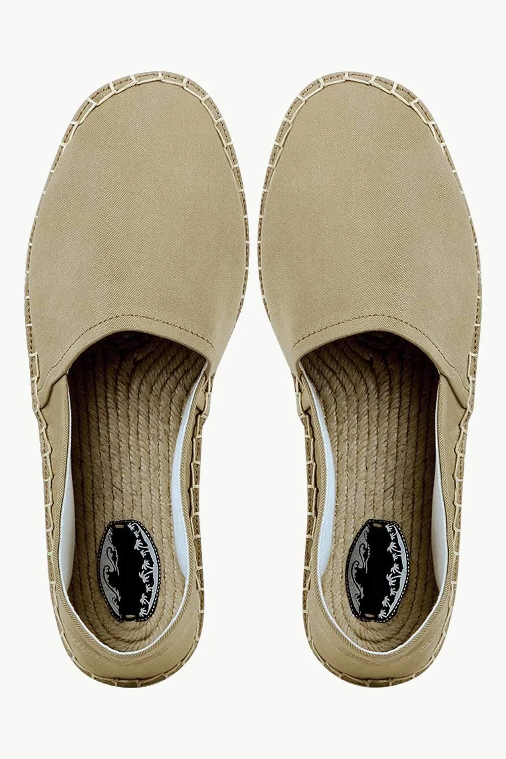 Men's Sand Canvas Basque Espadrilles