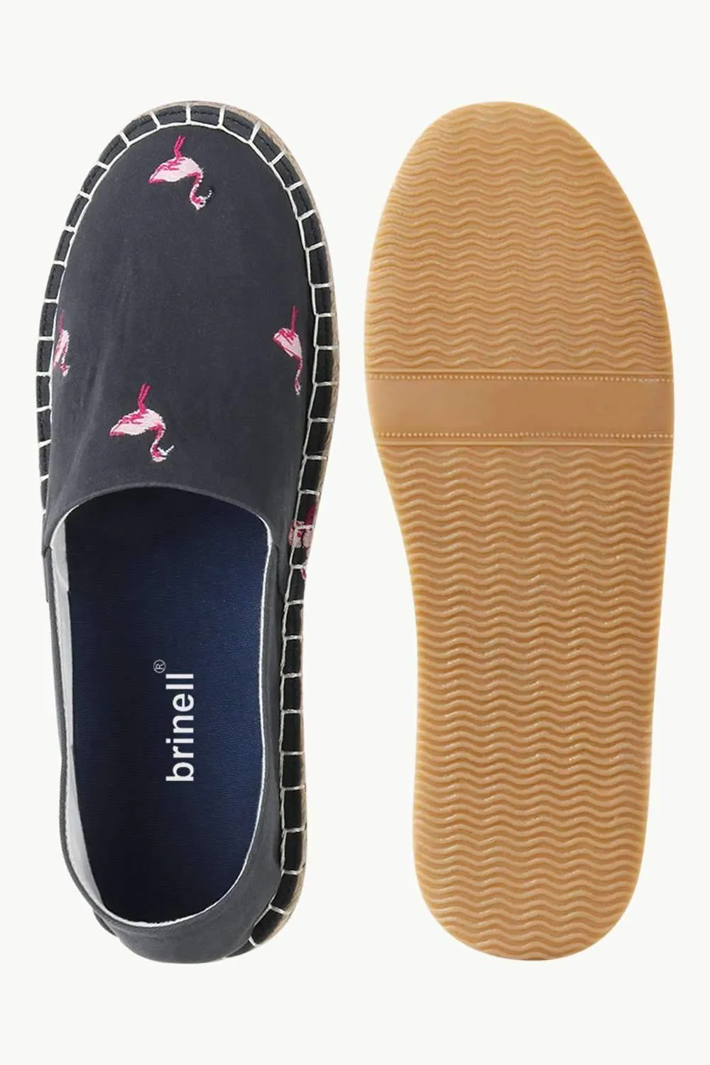 Mens Swan Embroidered Espadrilles
